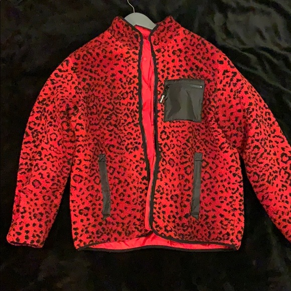 supreme leopard jacket
